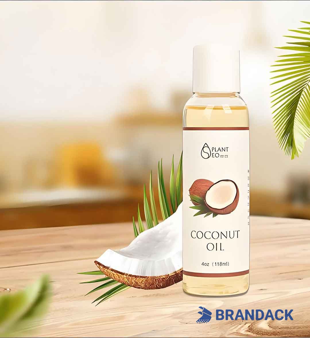 Coconut Oil Bottle Sticker Design and Printing to Boost Sales Coconut Oil Bottle Sticker Design and Printing to Boost Sales