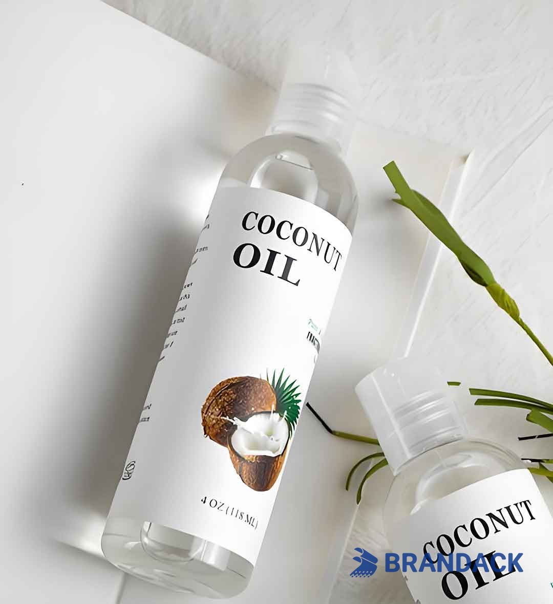 Coconut Oil Bottle Sticker Design and Printing to Boost Sales Coconut Oil Bottle Sticker Design and Printing to Boost Sales