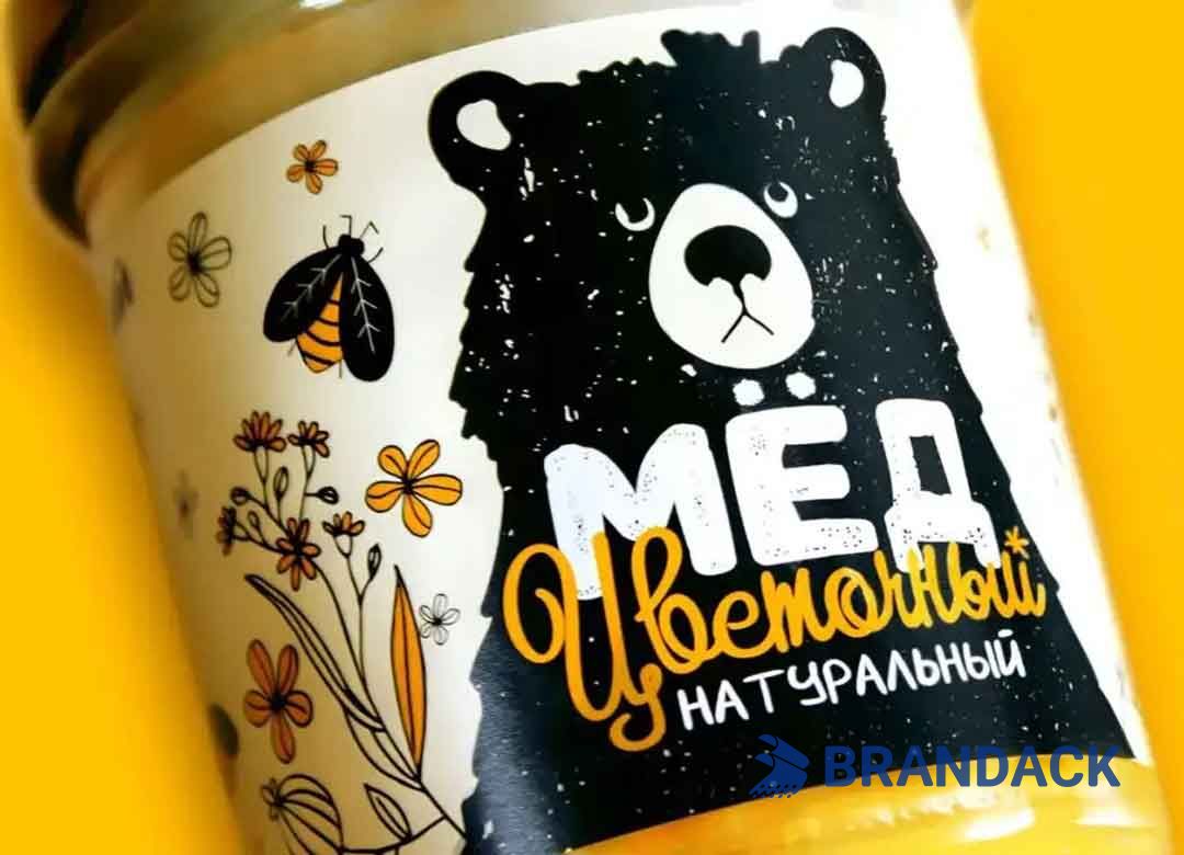 Honey Bottle Stickers Design and Printing Help to Stand Out on Shelves Honey Bottle Stickers Design and Printing Help to Stand Out on Shelves