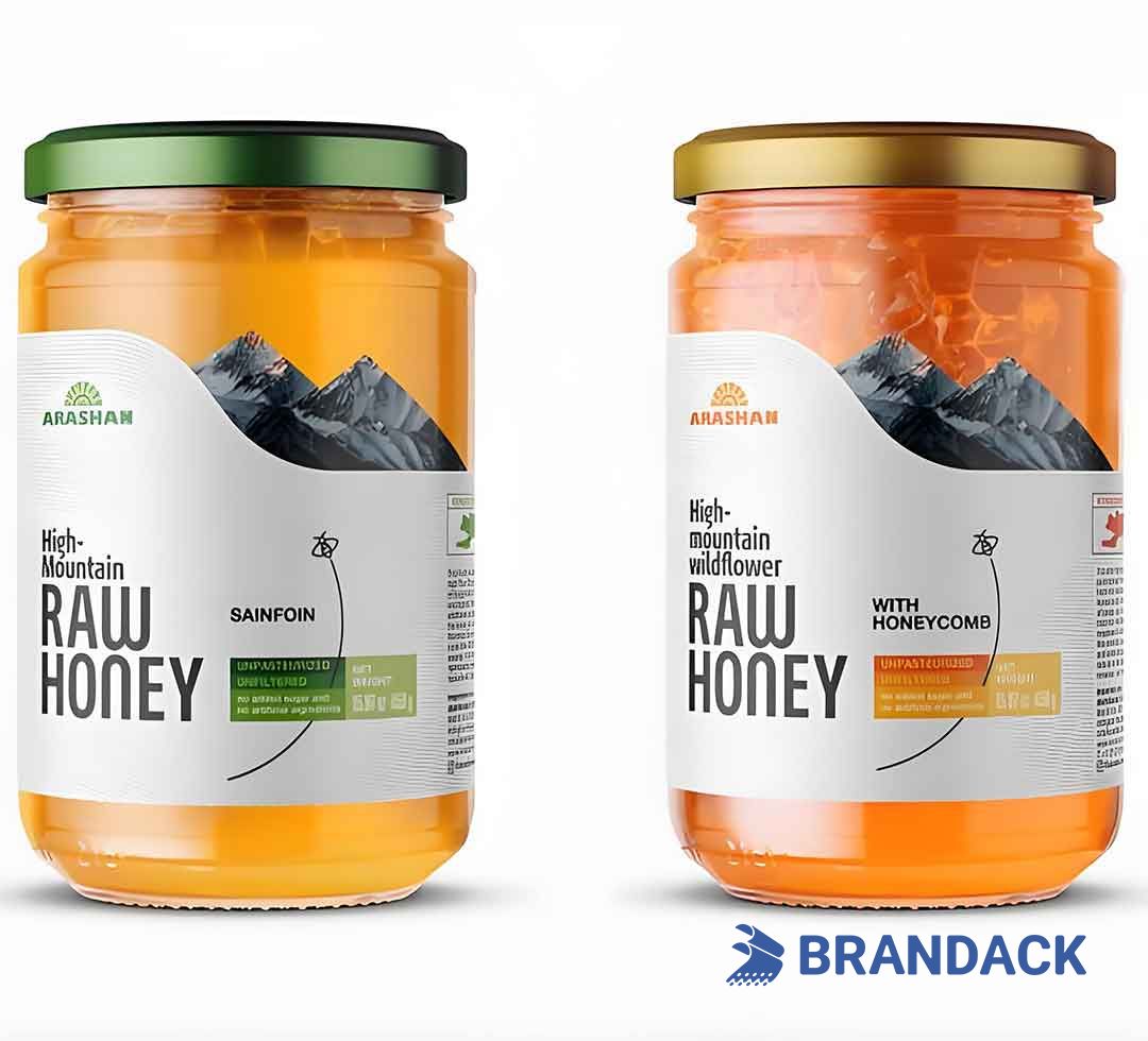 Honey Bottle Stickers Design and Printing Help to Stand Out on Shelves Honey Bottle Stickers Design and Printing Help to Stand Out on Shelves