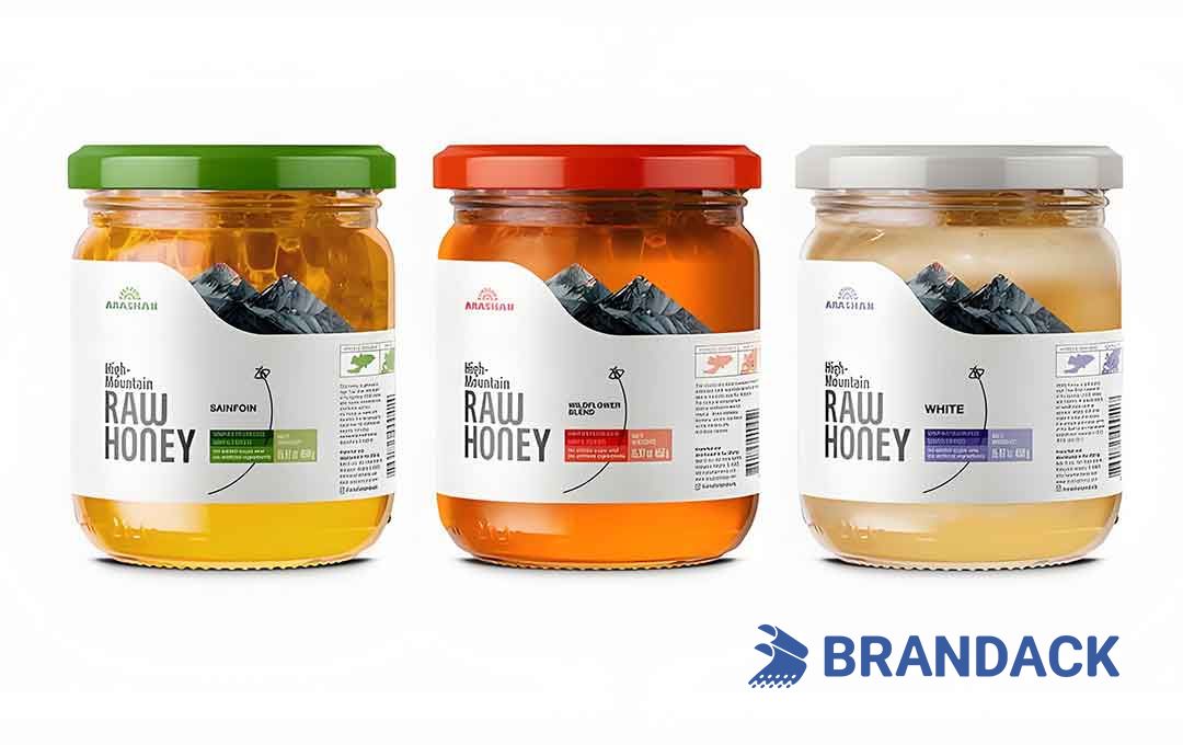 Honey Bottle Stickers Design and Printing Help to Stand Out on Shelves Honey Bottle Stickers Design and Printing Help to Stand Out on Shelves