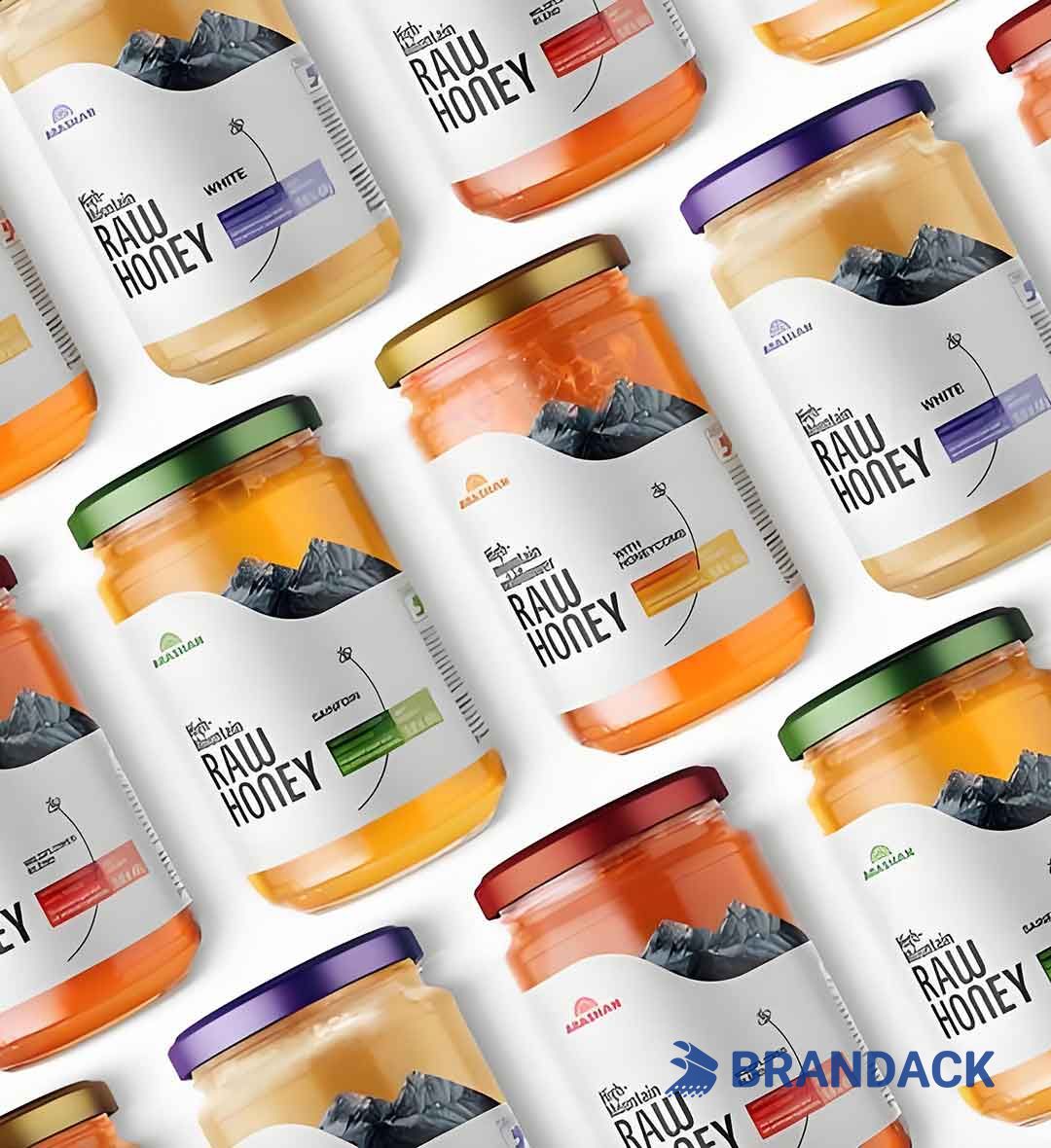 Honey Bottle Stickers Design and Printing Help to Stand Out on Shelves Honey Bottle Stickers Design and Printing Help to Stand Out on Shelves