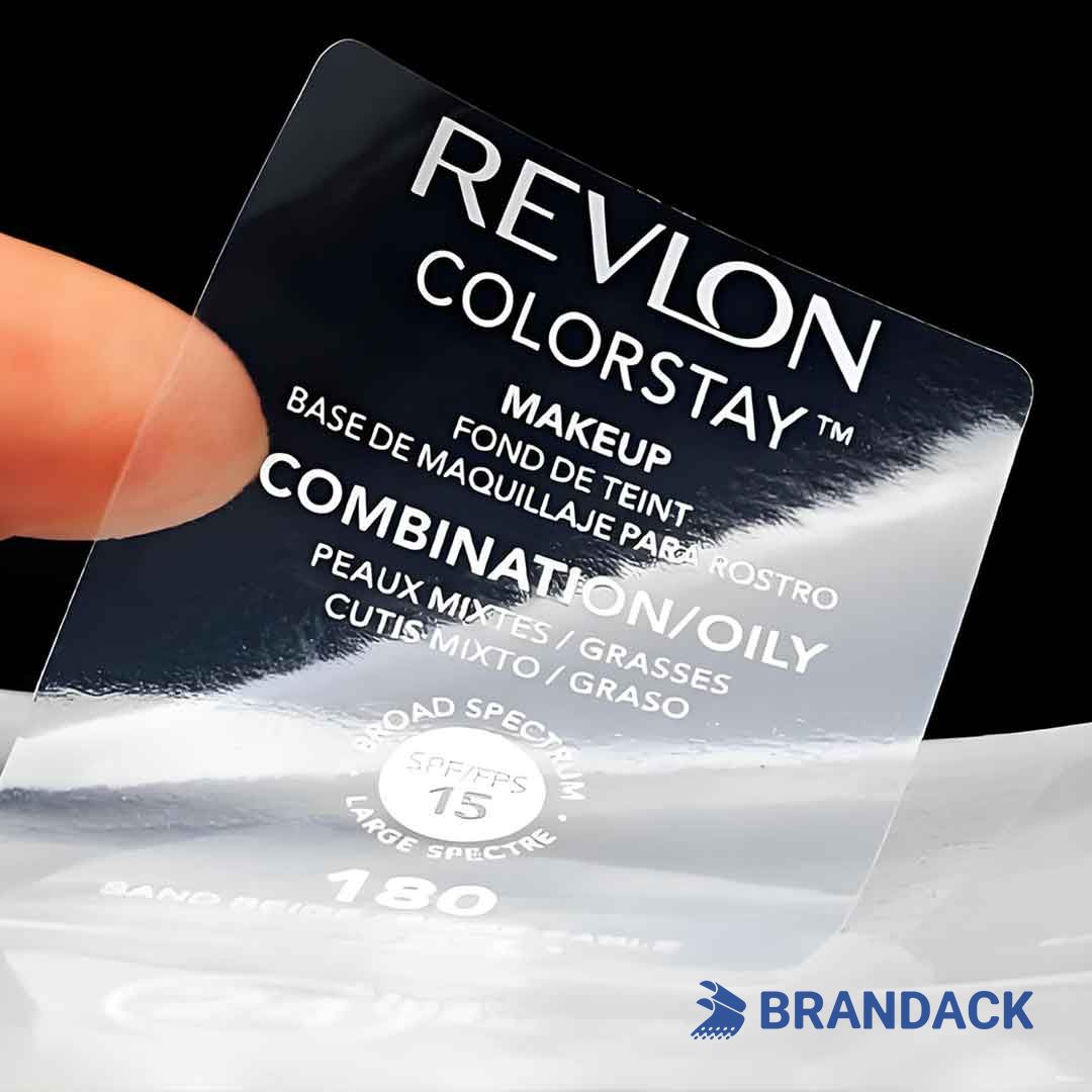 Custom Clear Round Vinyl Stickers | Design Waterproof Label Sticker