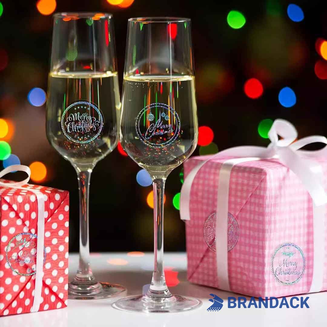 Custom Clear Round Vinyl Stickers | Design Waterproof Label Sticker