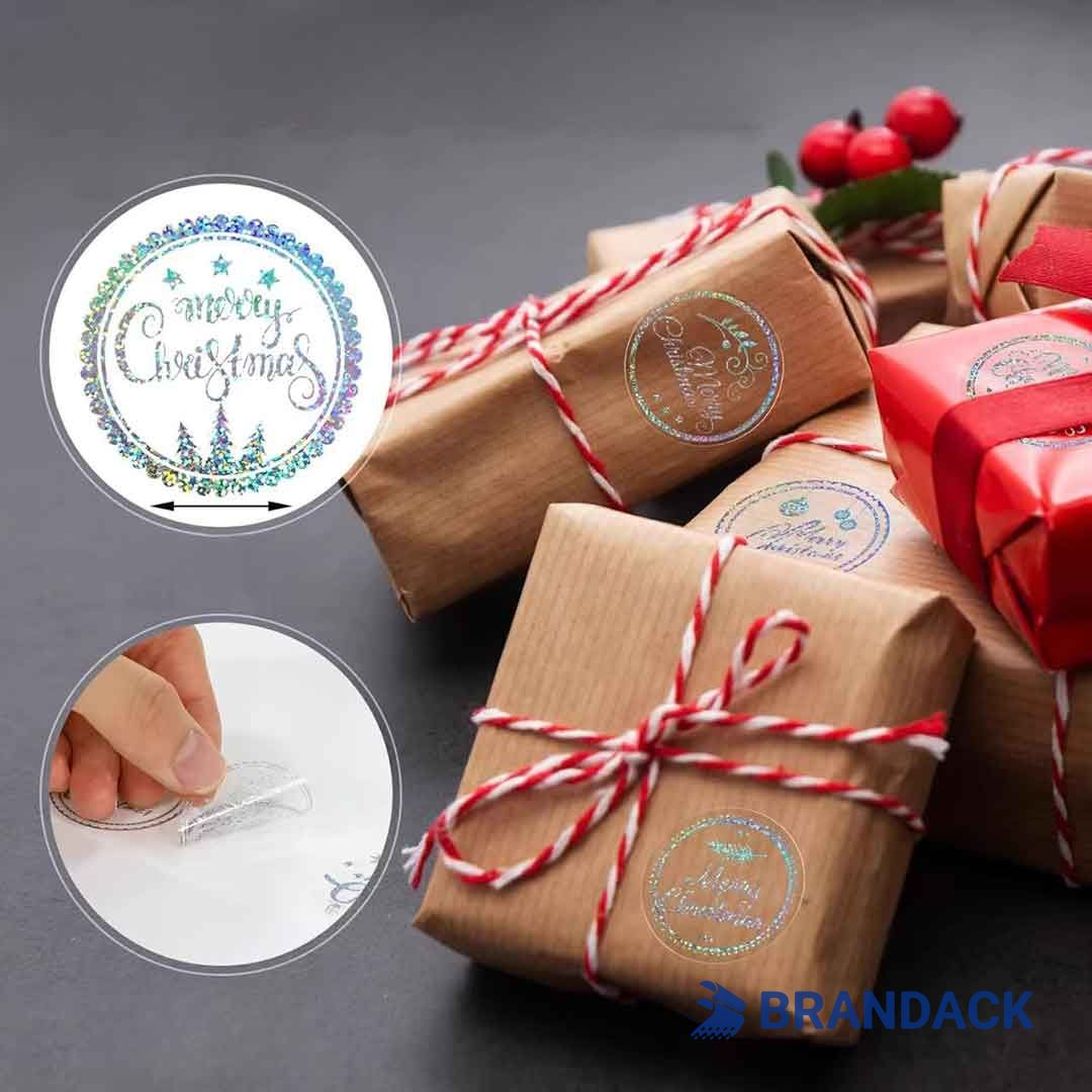 Custom Clear Round Vinyl Stickers | Design Waterproof Label Sticker