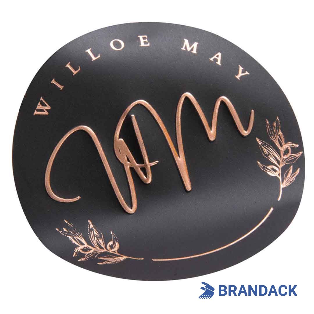 Custom Personalized Circle Stickers Colored in White Yellow Purple Black