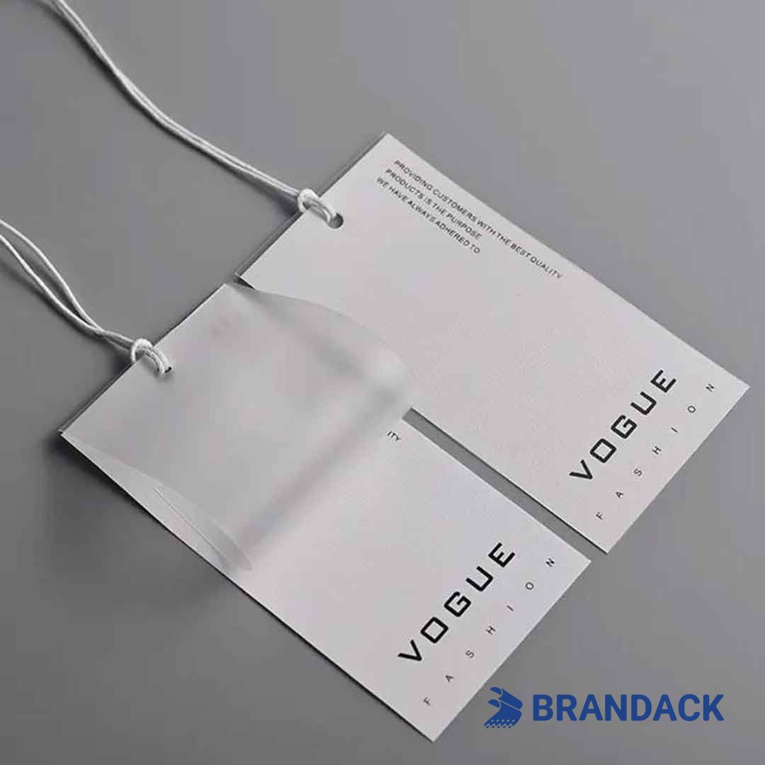 Custom Apparel Hang Price Tags | Bespoke Apparel Swing Tags with Logo Custom Apparel Hang Price Tags | Bespoke Apparel Swing Tags with Logo