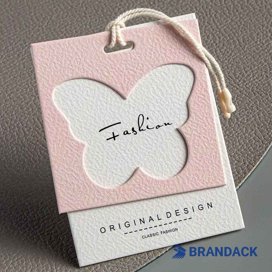 Custom Apparel Hang Price Tags | Bespoke Apparel Swing Tags with Logo Custom Apparel Hang Price Tags | Bespoke Apparel Swing Tags with Logo