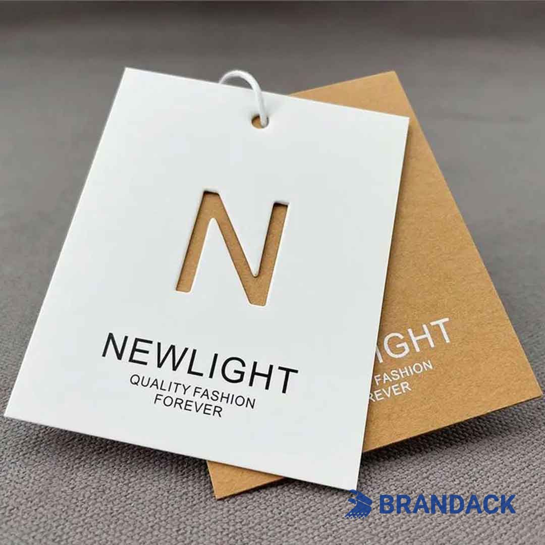 Custom Apparel Hang Price Tags | Bespoke Apparel Swing Tags with Logo Custom Apparel Hang Price Tags | Bespoke Apparel Swing Tags with Logo