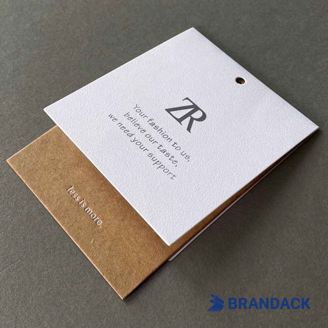 Branded Swing Hang Tags on Clothes | Custom Price Tag Design for Clothing Branded Swing Hang Tags on Clothes | Custom Price Tag Design for Clothing