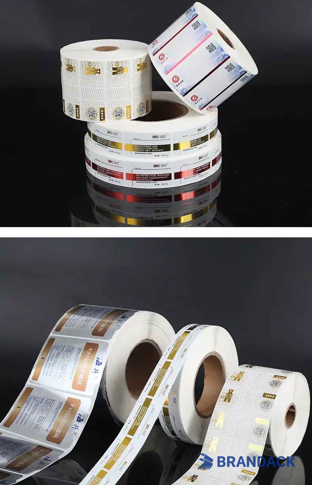 Custom Printed Strong Adhesive Label in White by Labels Manufacturer Custom Printed Strong Adhesive Label in White by Labels Manufacturer