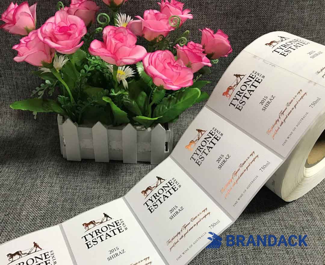 Custom Printed Strong Adhesive Label in White by Labels Manufacturer Custom Printed Strong Adhesive Label in White by Labels Manufacturer