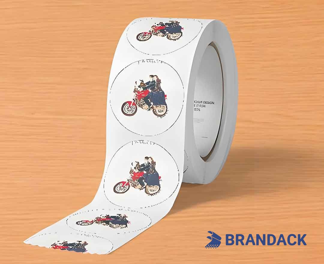 Custom Printed Strong Adhesive Label in White by Labels Manufacturer Custom Printed Strong Adhesive Label in White by Labels Manufacturer