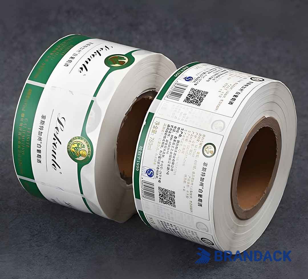 Custom Printed Strong Adhesive Label in White by Labels Manufacturer Custom Printed Strong Adhesive Label in White by Labels Manufacturer