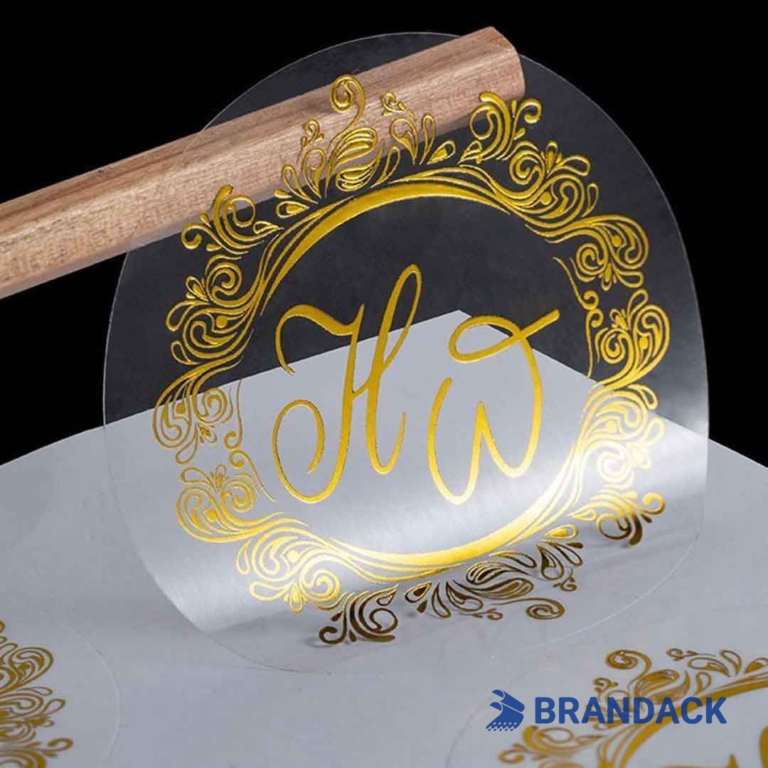 Custom Clear Personalized Adhesive Labels Printing with Your Logo Custom Clear Personalized Adhesive Labels Printing with Your Logo