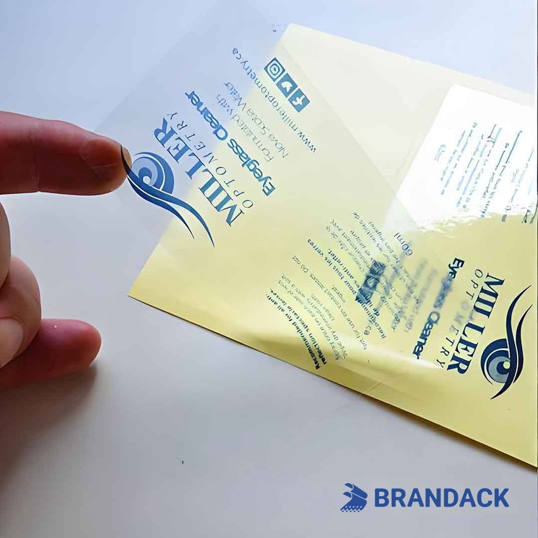 Custom Clear Personalized Adhesive Labels Printing with Your Logo Custom Clear Personalized Adhesive Labels Printing with Your Logo