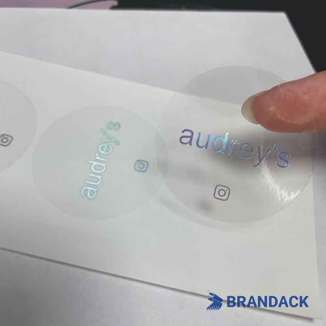 Custom Clear Personalized Adhesive Labels Printing with Your Logo Custom Clear Personalized Adhesive Labels Printing with Your Logo