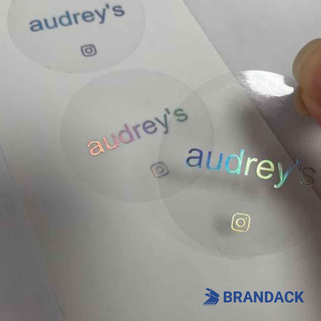 Custom Clear Personalized Adhesive Labels Printing with Your Logo Custom Clear Personalized Adhesive Labels Printing with Your Logo