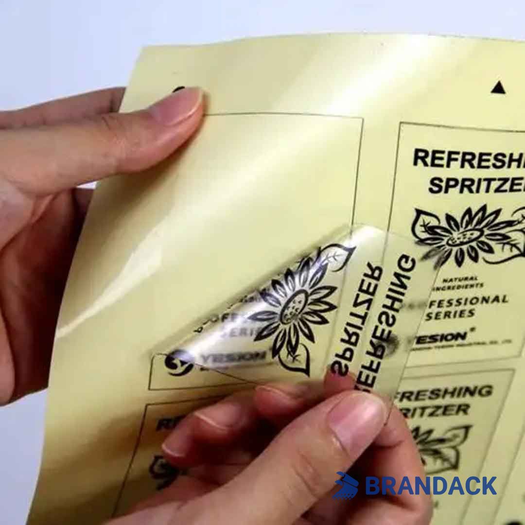 Custom Clear Personalized Adhesive Labels Printing with Your Logo Custom Clear Personalized Adhesive Labels Printing with Your Logo