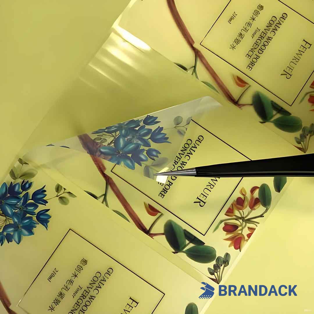 Custom Clear Personalized Adhesive Labels Printing with Your Logo Custom Clear Personalized Adhesive Labels Printing with Your Logo