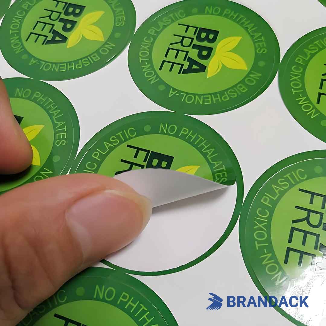Custom Circular Sticker Labels | Customised Sticky Circle Labels