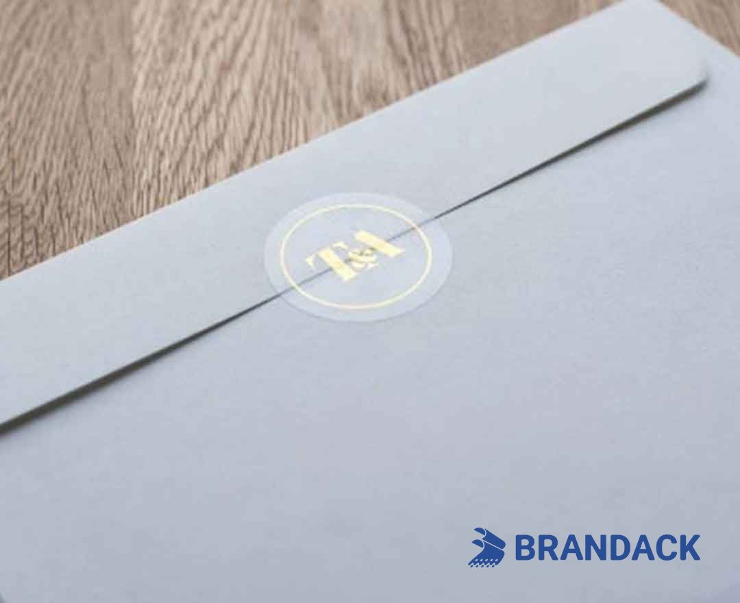 Clear Round Self Adhesive Label | Custom Sticky Labels Manufacturer