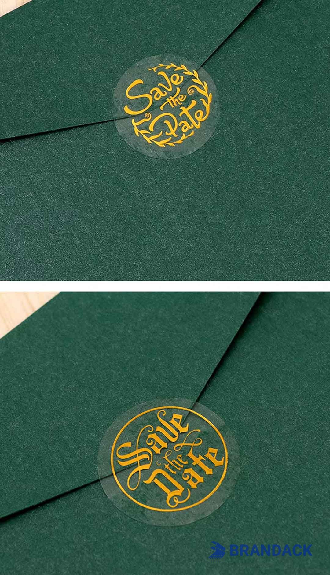 Clear Round Self Adhesive Label | Custom Sticky Labels Manufacturer