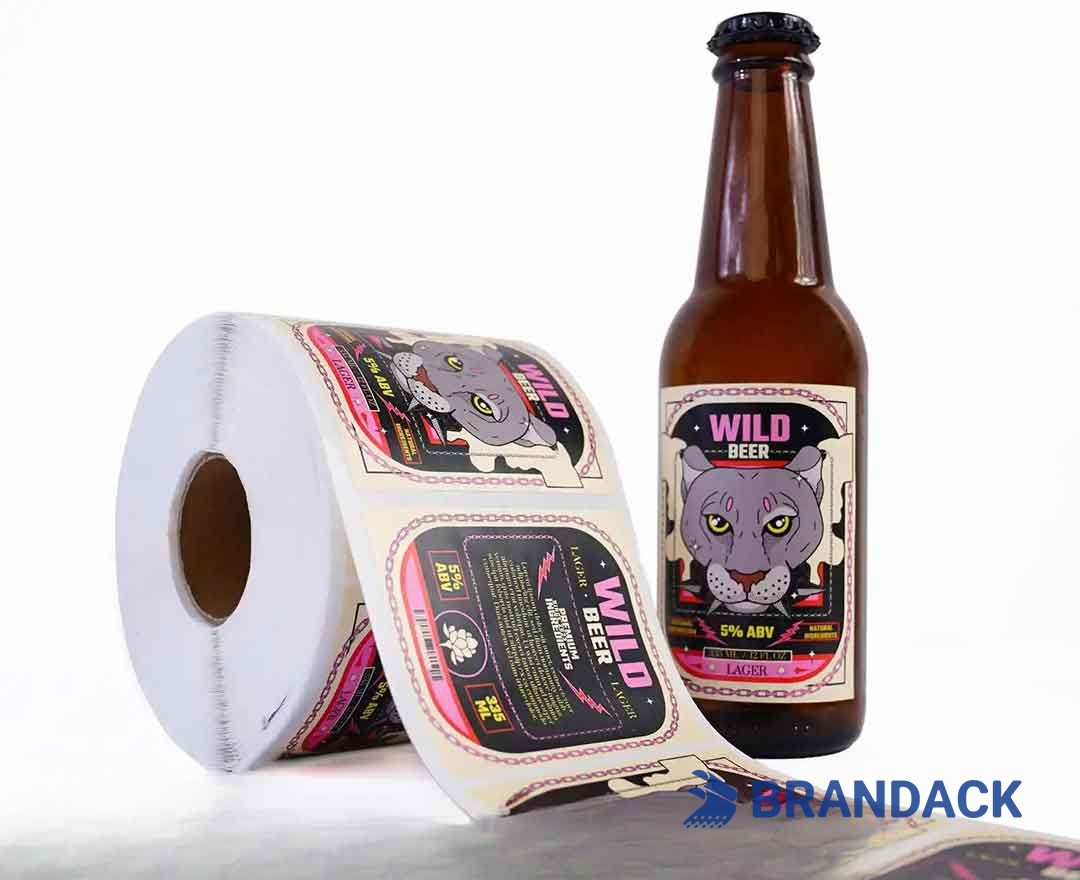 Custom Printed Business Sticker Label | Personalized Logo Sticky Labels