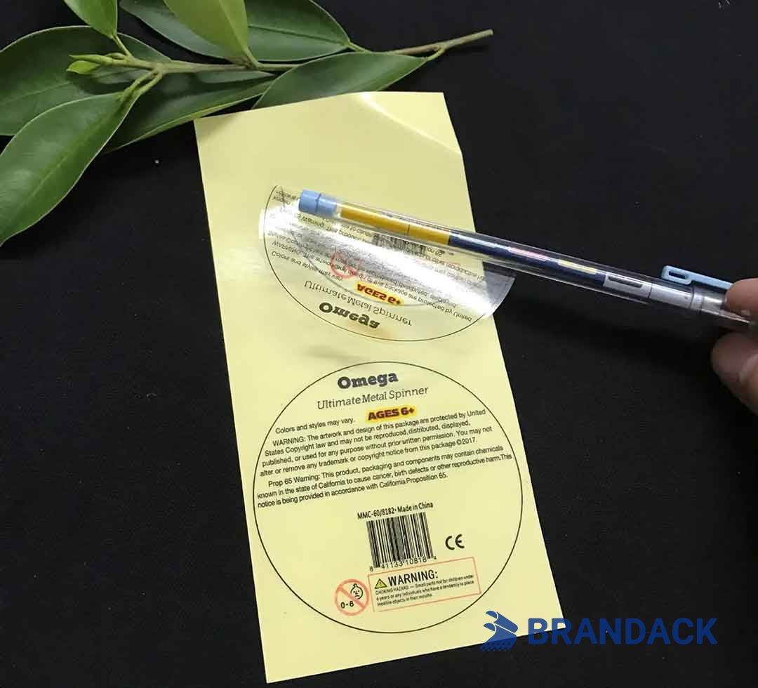 Personalized Clear Sticker Labels Custom with Creative Design Service