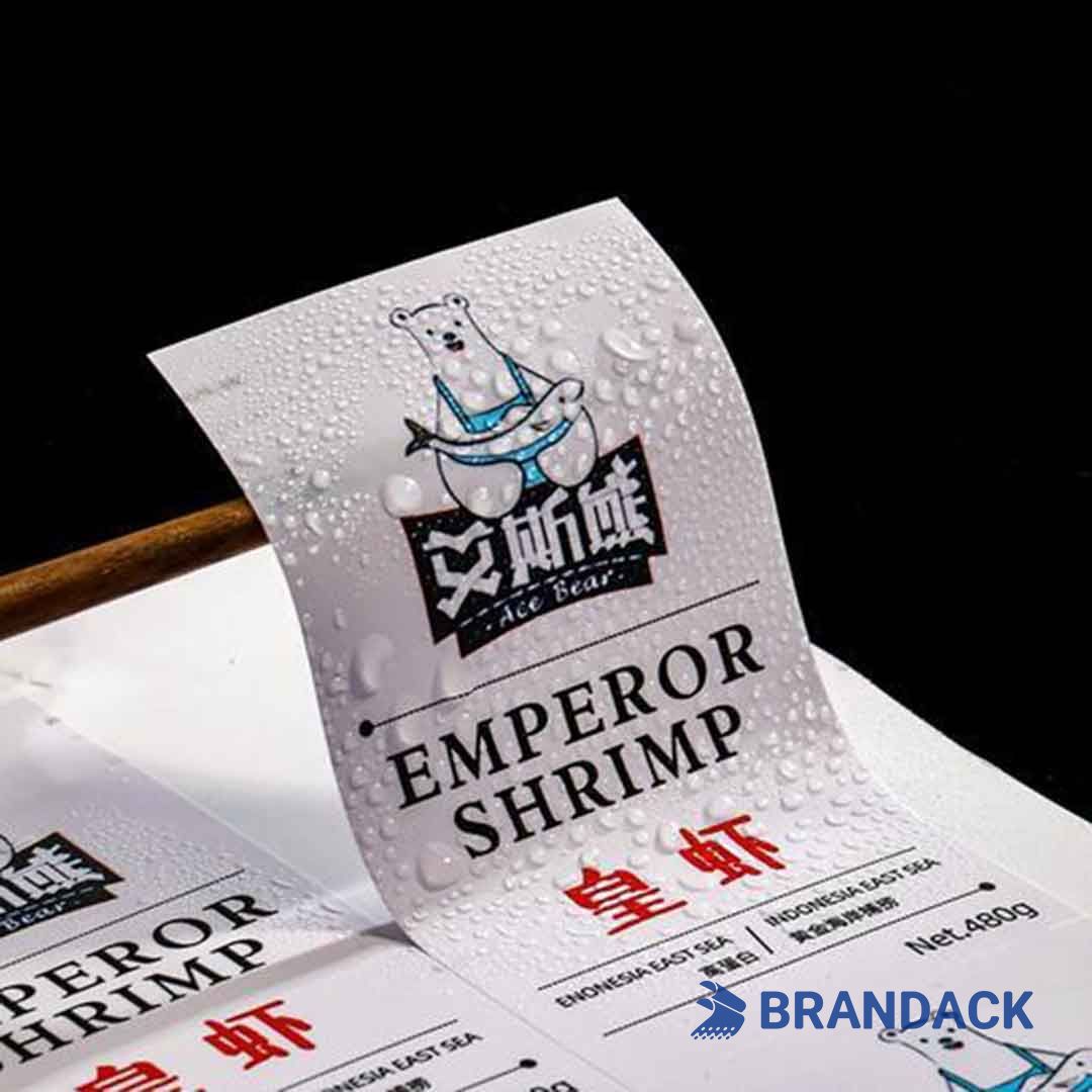 Custom Waterproof Sticky Labels | Water Resistant Clear Sticker Labels