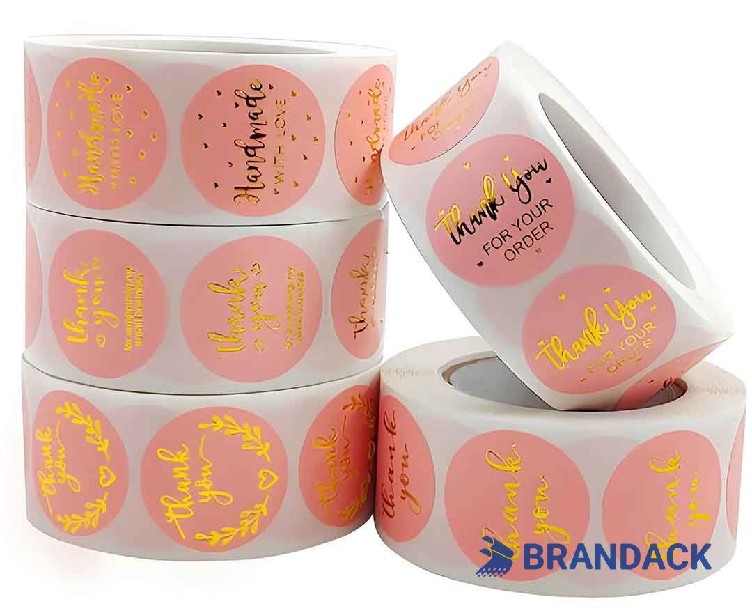 Custom Strong Personalized Round Adhesive Stickers Printing Manufacturer