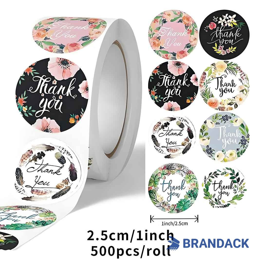 Custom Strong Personalized Round Adhesive Stickers Printing Manufacturer