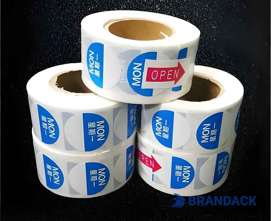 Custom Strong Personalized Round Adhesive Stickers Printing Manufacturer