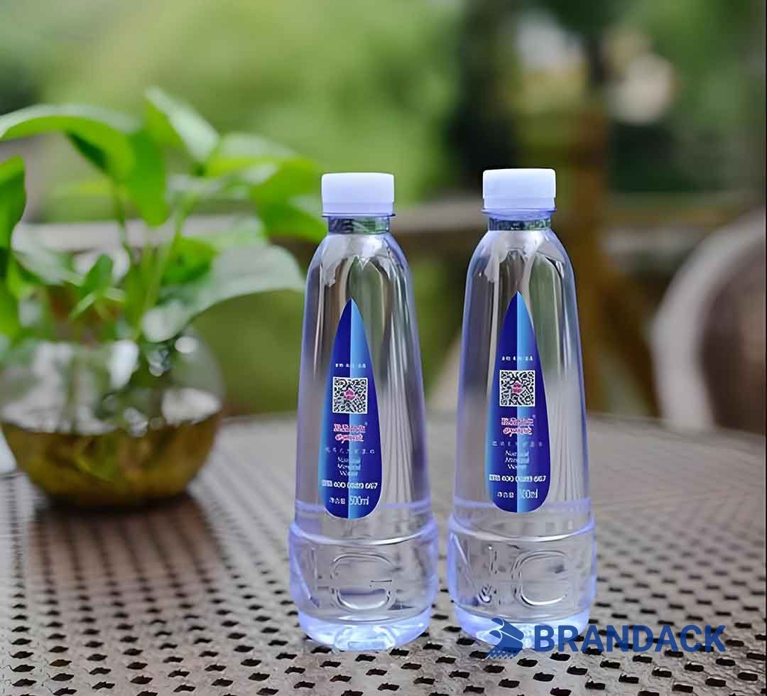 Custom Self Adhesive Water Bottle Sticker Labels to Stand Out on Shelf