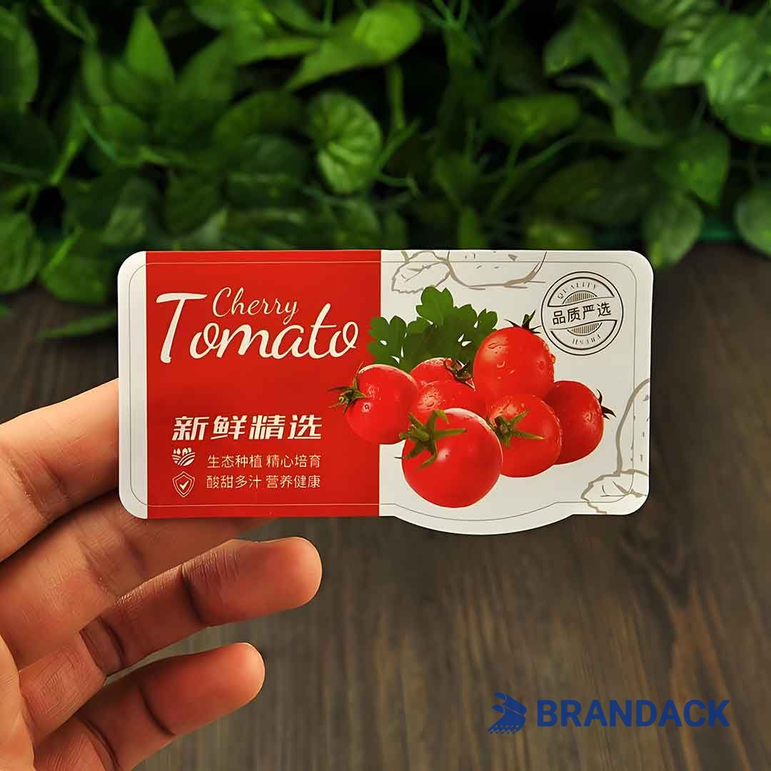 Custom Adhesive Product Sticker Labels with Packaging Design Service