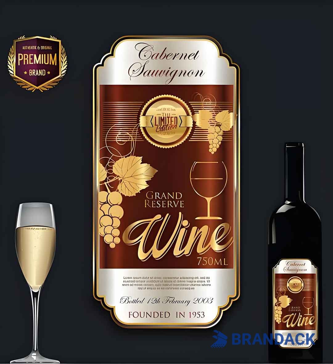 Design Your Own Sticker Label | Create Self Adhesive Custom Wine Labels