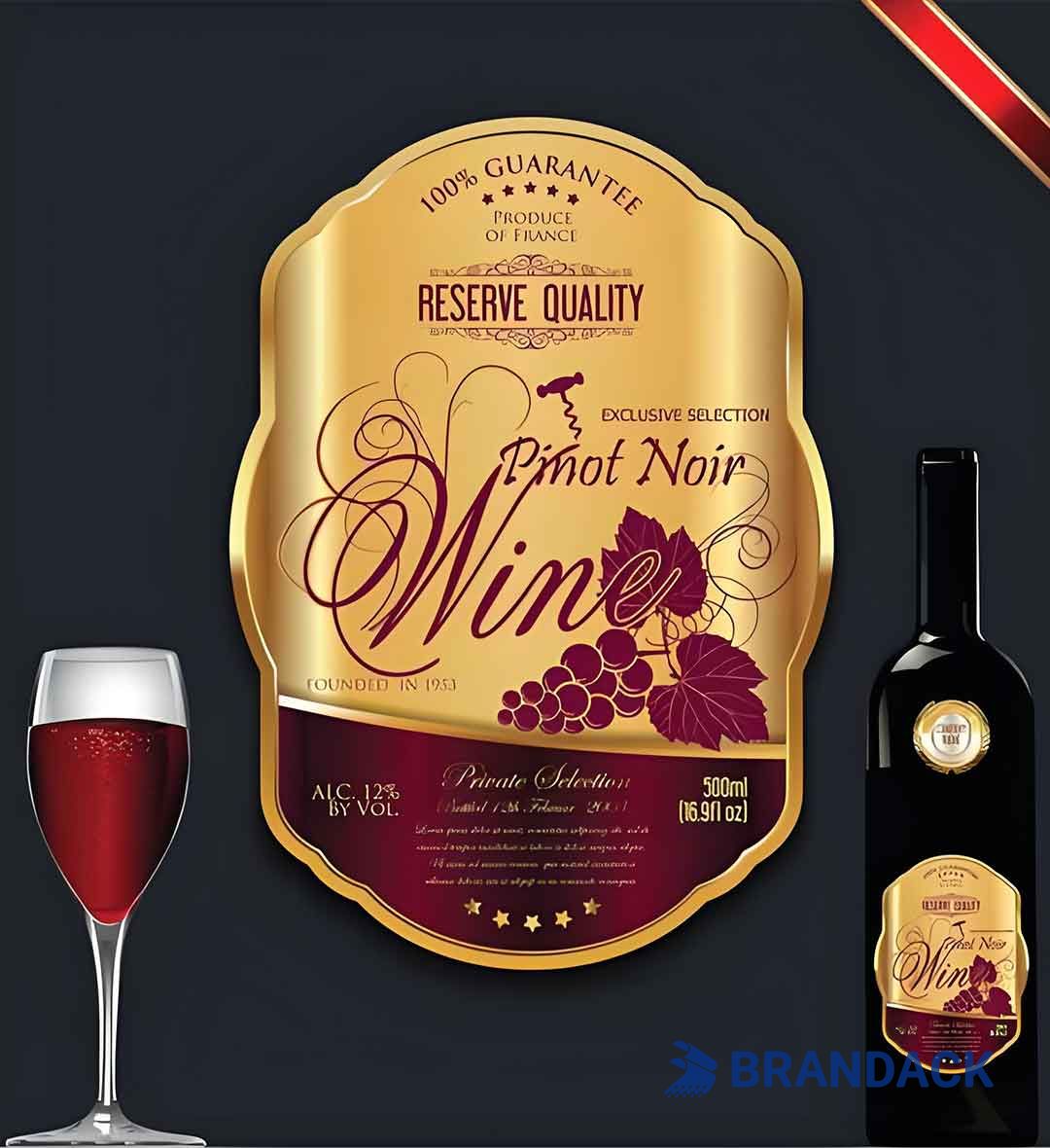 Design Your Own Sticker Label | Create Self Adhesive Custom Wine Labels