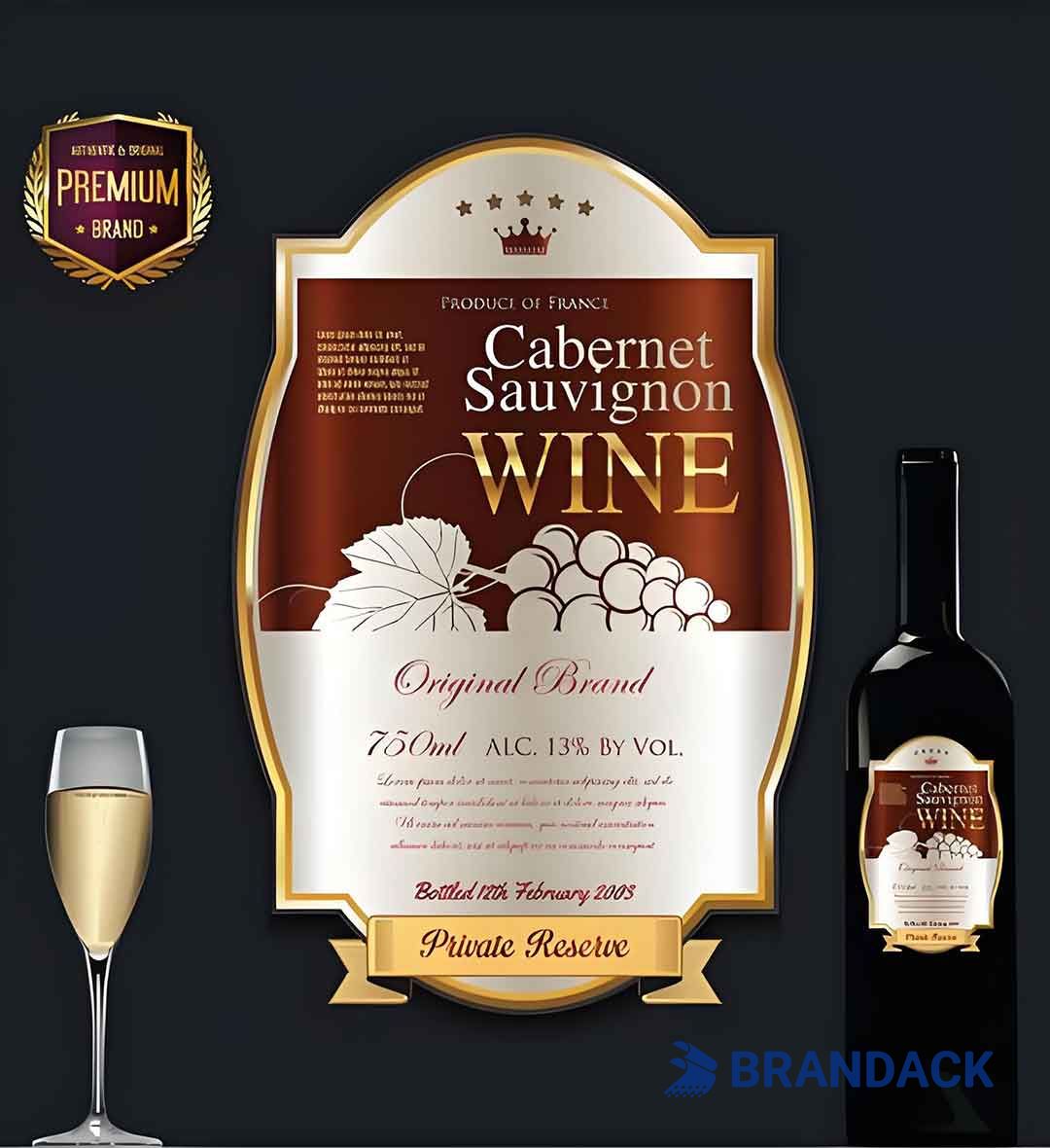 Design Your Own Sticker Label | Create Self Adhesive Custom Wine Labels