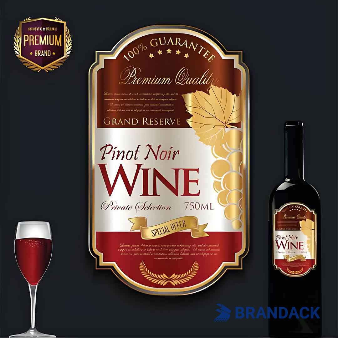 Design Your Own Sticker Label | Create Self Adhesive Custom Wine Labels
