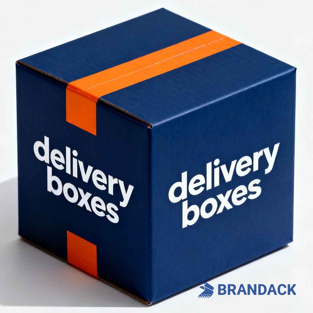 Custom Printed Shipping Delivery Boxes with Design Service