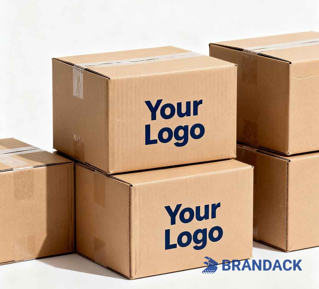 Custom Printed Shipping Delivery Boxes with Design Service