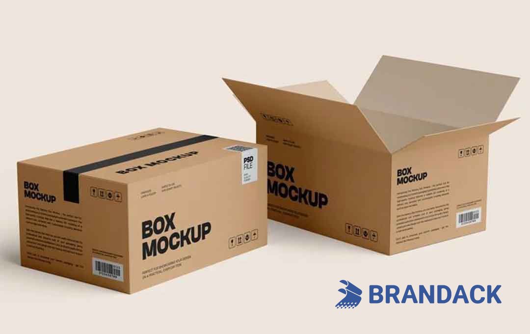 Custom Printed Shipping Delivery Boxes with Design Service