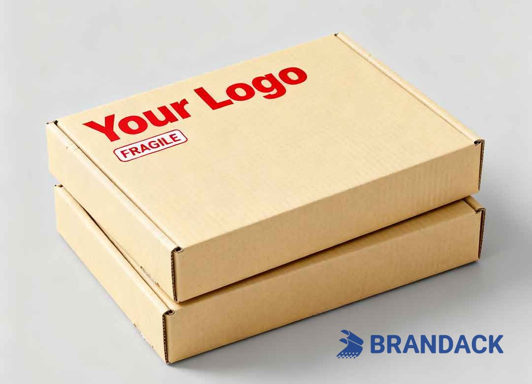 Custom Long Flat Medium International Shipping Boxes