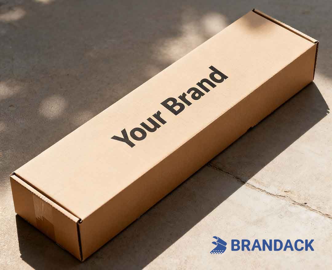 Custom Long Flat Medium International Shipping Boxes