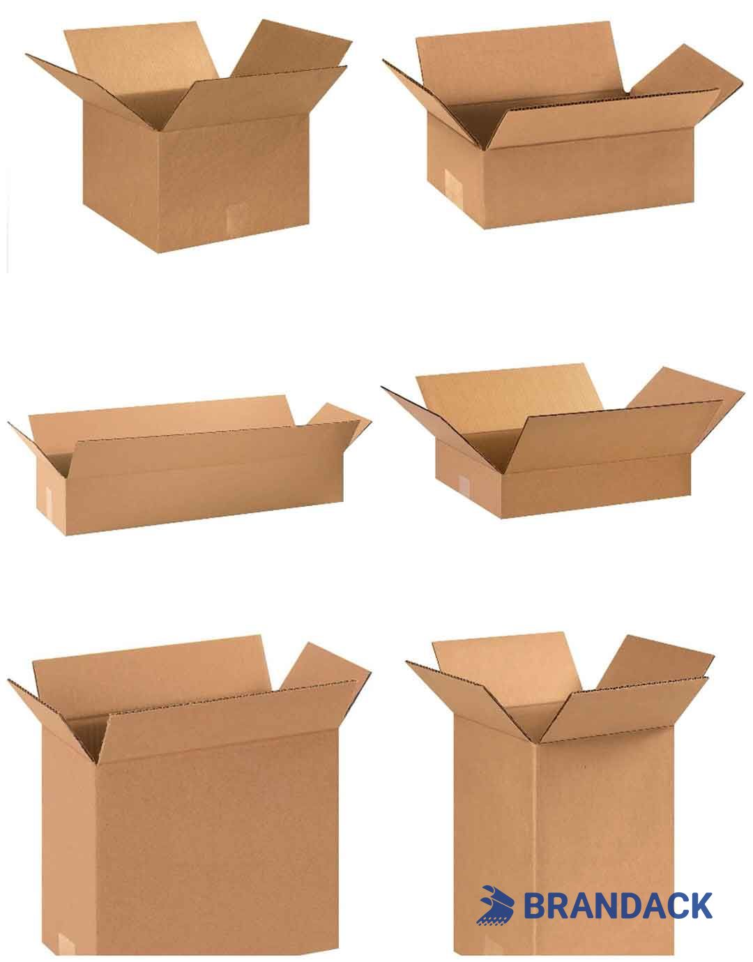 Custom Long Flat Medium International Shipping Boxes