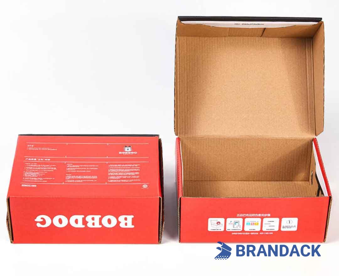 Custom Cardboard Shoe Shipping Boxes Tailored to Brand