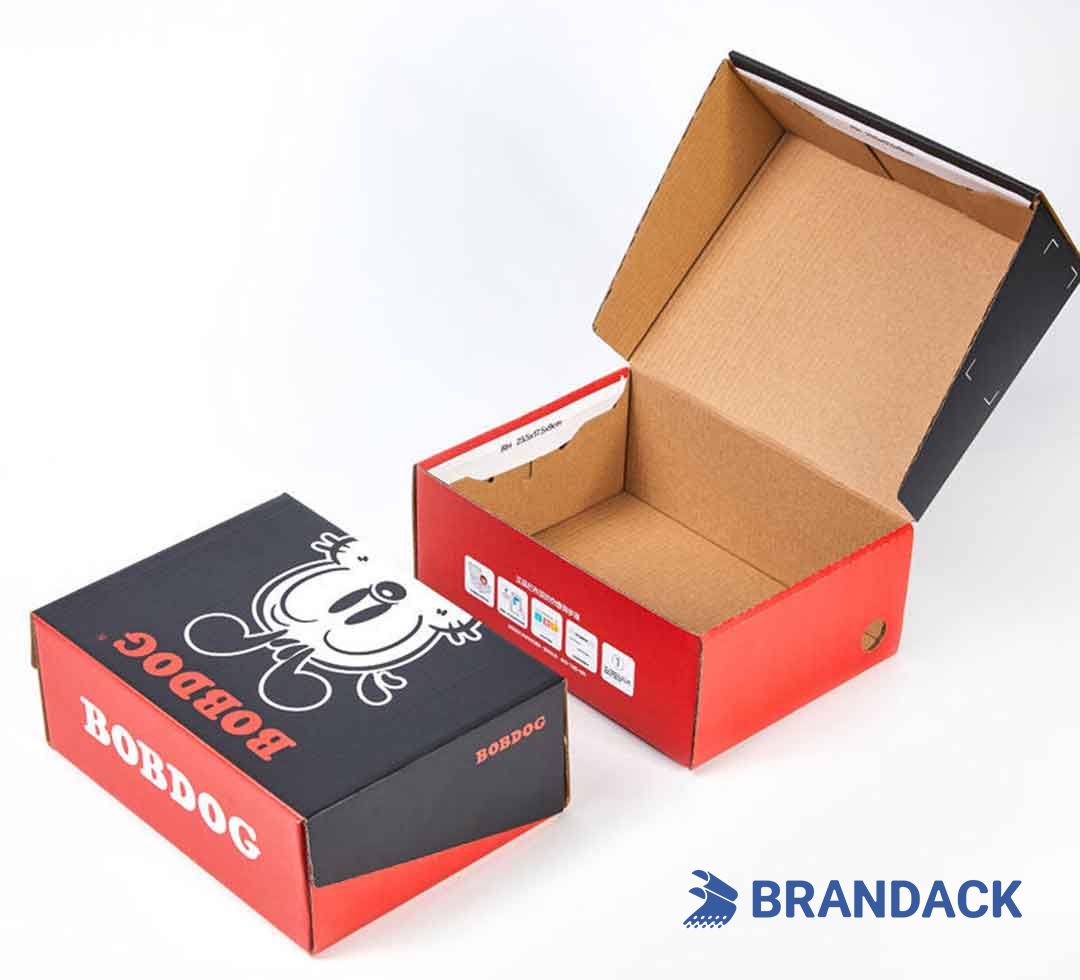 Custom Cardboard Shoe Shipping Boxes Tailored to Brand