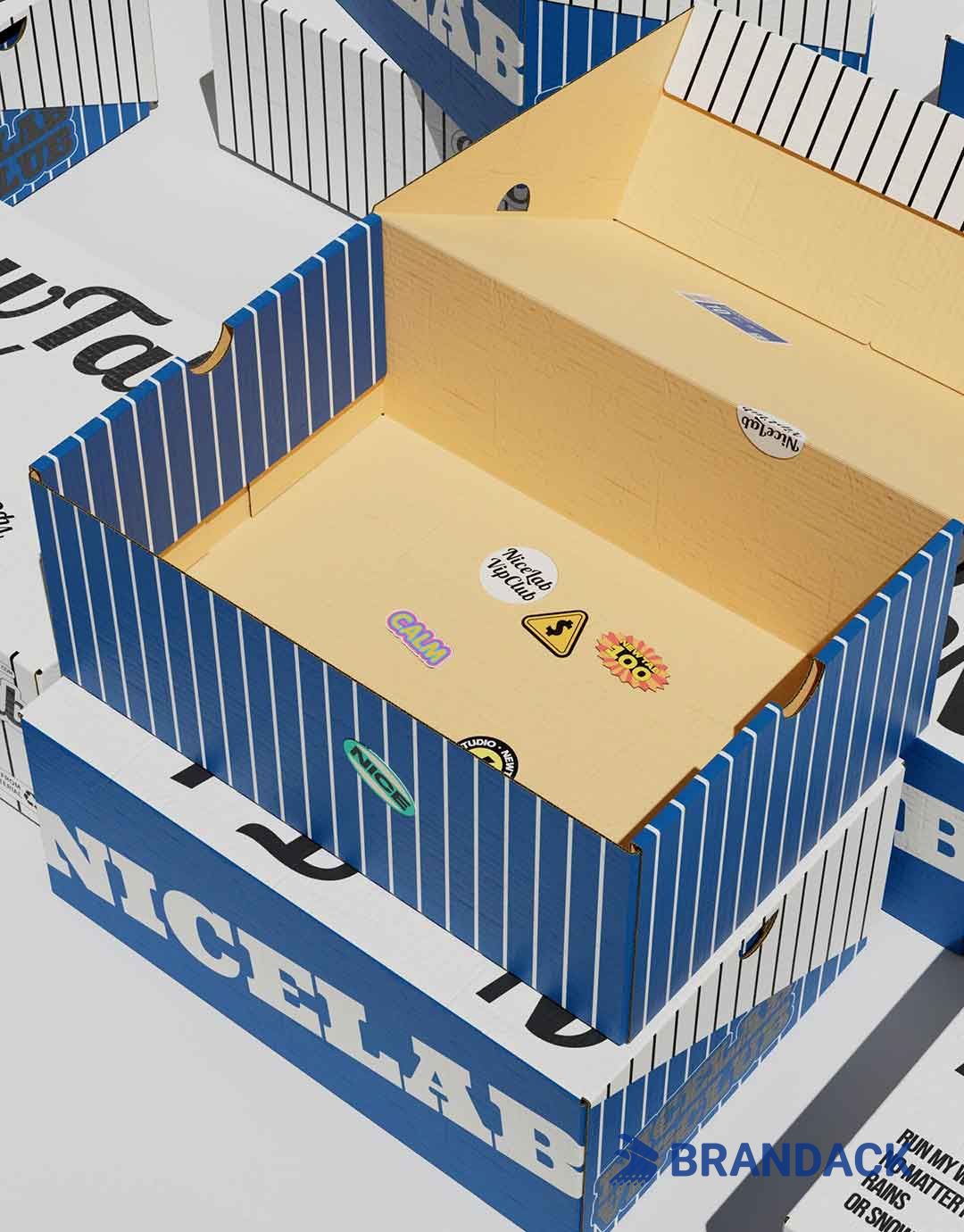 Custom Cardboard Shoe Shipping Boxes Tailored to Brand