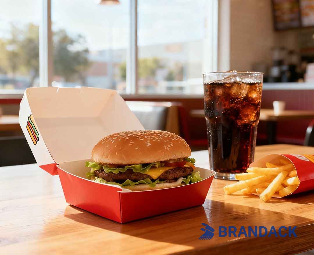 Custom Printed Burger Boxes - Hamburger Box Packaging Supplies