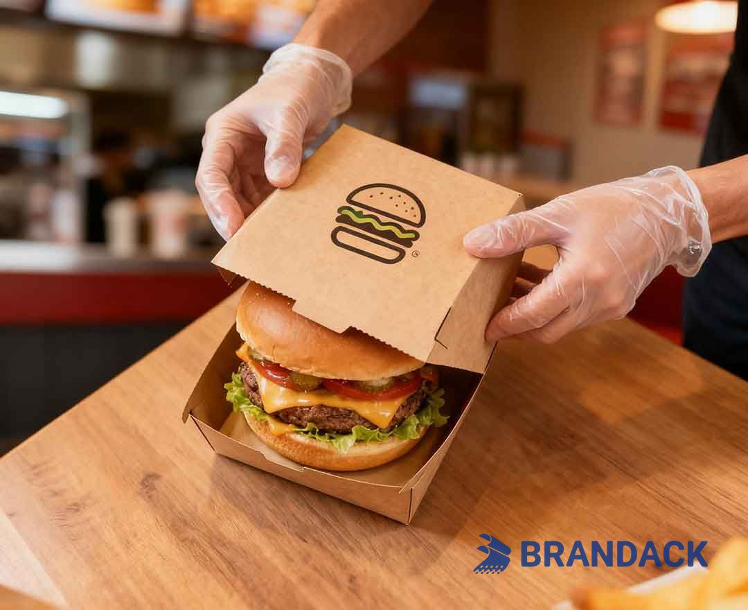 Custom Printed Burger Boxes - Hamburger Box Packaging Supplies